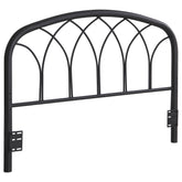 Best Furniture Outlet - Coaster - Anderson Metal Queen or Full Open Frame Headboard Black - 300184QF
